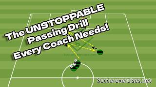 The UNSTOPPABLE Passing Drill Every Coach Needs! ⚽️ | Soccer Exercises