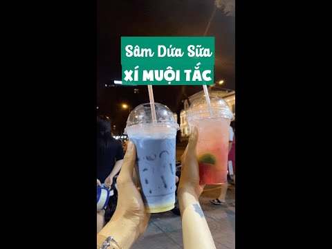 Sâm Dứa Sữa Màu Tím - Sâm Dứa Sữa màu tím và Xí Muội Tắc nhà thờ Đức Bà / Nhiên Thích Ăn