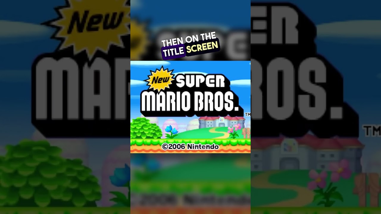 How to Play as Luigi in New Super Mario Bros DS