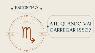 ESCORPIÃO♏️ATÉ QUANDO VAI CARREGAR ISSO?SEGUNDA-FEIRA #signos #tarot #escorpião