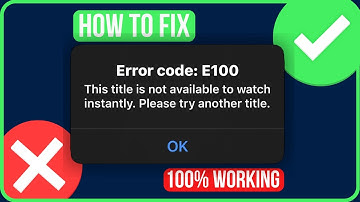 Error Code E100 Netflix iPhone [FIXED] | How to fix Netflix Error e100 on iPhone
