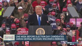 National poll: Joe Biden leads President Trump by 5 points one week from Election Day