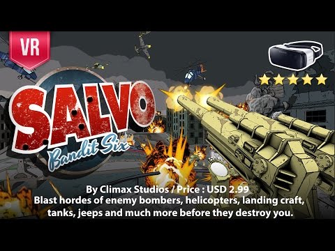 Bandit Six: Salvo for Gear VR - Beach Head 2000 style with strategy, fun, challenges and addictive.