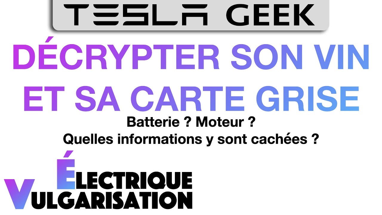 Faire sa carte grise Tesla sur internet avec