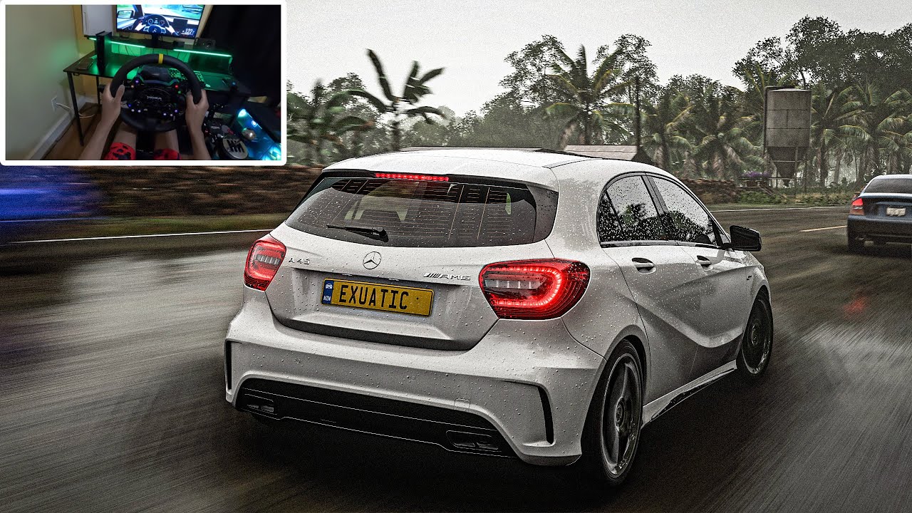 Mercedes-Benz A45 AMG - Forza Horizon 5 | Moza RS V2 Steering Wheel 