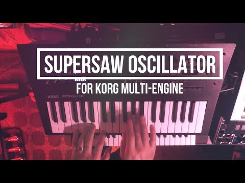 Supersaw Oscillator for Korg's Multi-Engine (Minilogue XD, Prologue, NTS-1 synthesizers)