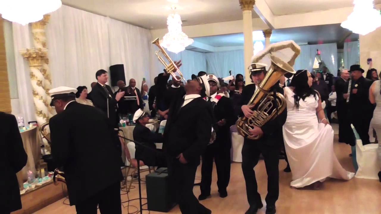 NO Jazz Band Wedding 2016 Second Line YouTube