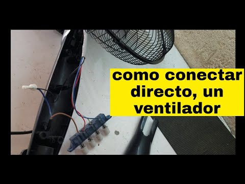 Como conectar directo, un ventilador #ventiladordirecto #ventilador