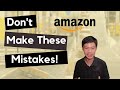 My Newbie Mistakes Being an Amazon Reseller