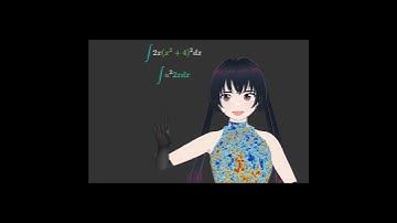 VTuber teaches U-substitution in under 60 seconds