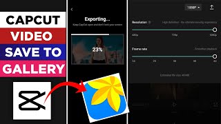 Capcut Video Save To Gallery | How To Save Video In Capcut | Capcut Video Save Kaise Kare | Capcut screenshot 3