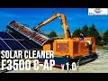 Solar cleaner f3500 cap  solar panel washing machine