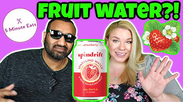 Spindrift Sparkling Water Strawberry Review