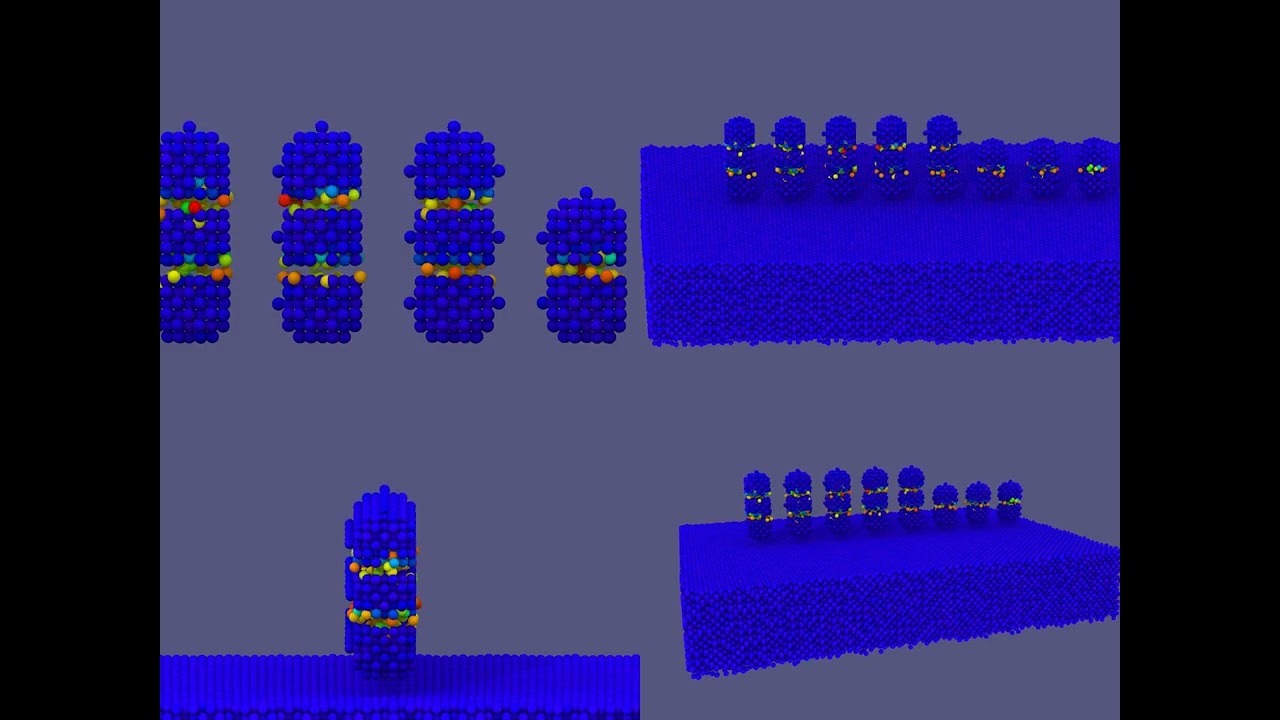 Atomistic modeling for wire arc deposition process