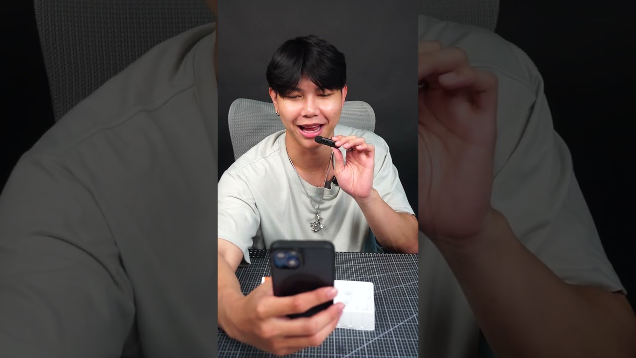 ลองใช้ 2 ตัวพร้อมกันดู ไมค์ Hoco L20 Wireless Mini