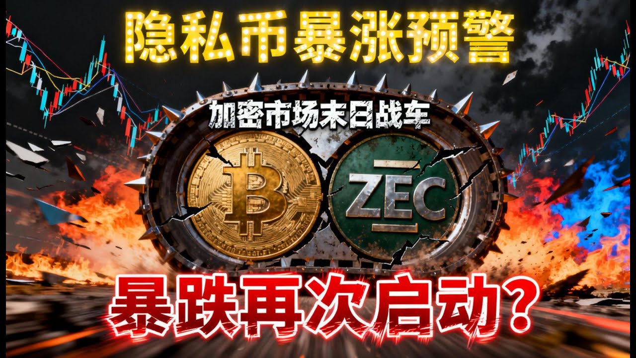隐私币暴涨预警：加密市场“末日战车” 牛市结束的信号❓#ZEC暴涨背后的影响- YouTube