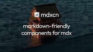 I built a mdx friendly markdown component library