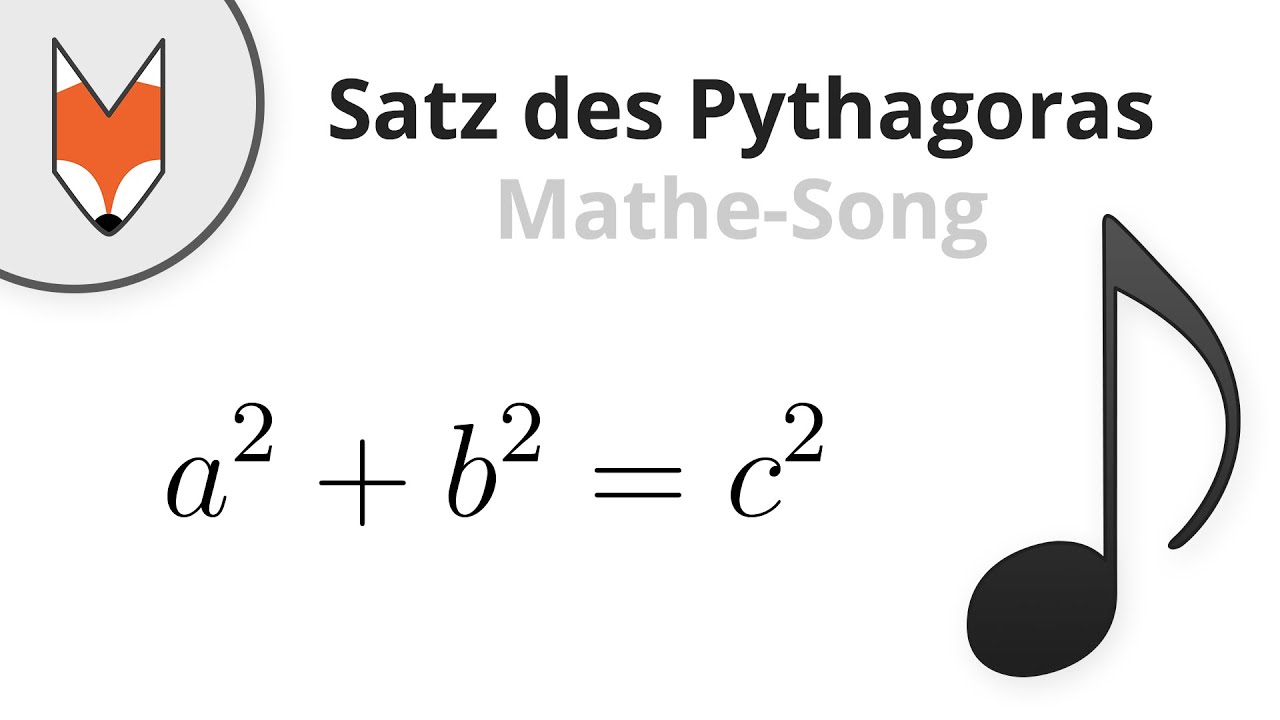 Satz des Pythagoras Mathe Song