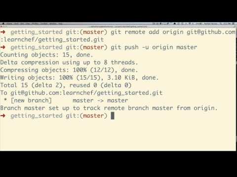 Push a Repository to github.com