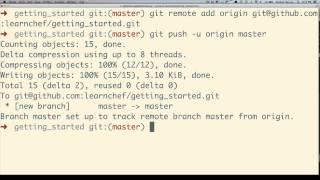 Push a Repository to github.com