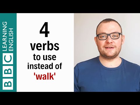 4 verbs to use instead of 'walk' - English In A Minute