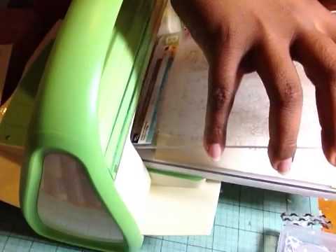 Cuttlebug Provo Craft Die Cutting Machine Only Crafting Green Cast Embossing