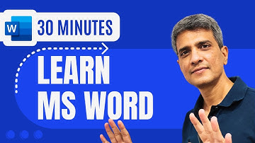 Learn MS Word in 30 Minutes | Step by Step Tutorials