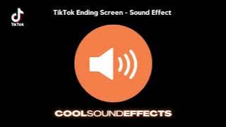 TikTok Ending Screen - Sound Effect (HD)