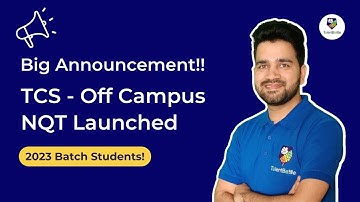 TCS NQT 2023 Batch Off-Campus Drive announced for Ninja + Digital | Big announcement !