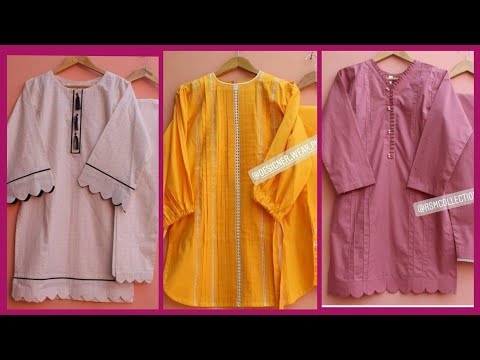 how-to-style-plain-dress||-plain-dress-designs||-casual-kurti-&-capri-designs
