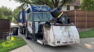 Multiple Waste Connections Trucks in Frisco, Texas!