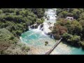 KRKA Waterfalls / National Park, Croatia - by DJI Mavic air drone [4K]