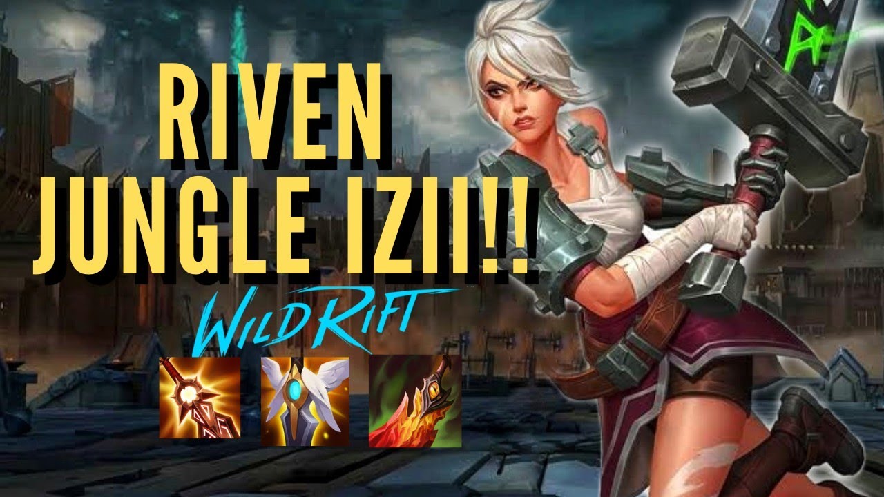 Riven in Diamond - Wild rift - Riven Jungle gameplay wild rift triplo ...