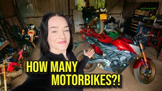 Putting Away the ZZR1400 for Winter! (Bike Maintenance & Garage Tour)