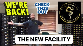 Our new facility! Retics, ball pythons and more!💥