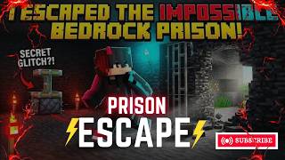 " I Tried Escaping the HARDEST Bedrock Prison… But Found a SECRET 😱" MINECRAFT