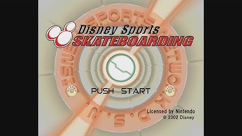 20 Mins Of...Disney Sports Skateboarding Intro (US/GameCube)