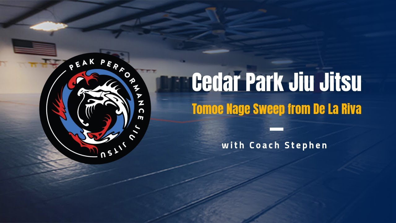 Cedar Park Jiu Jitsu - Tomoe Nage Sweep from De La Riva - YouTube