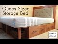 DIY Queen Storage Bed w/ Drawers