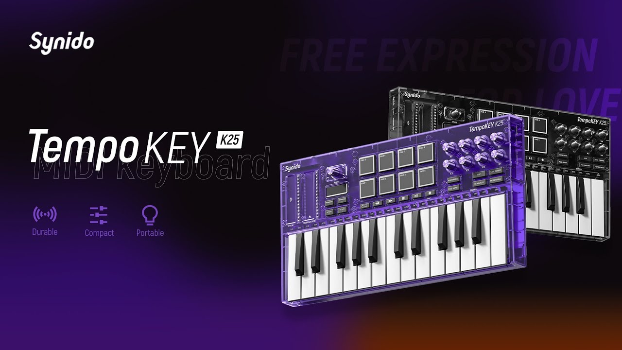 【New Release】 Synido TempoKEY K25 MIDI Keyboard: For Dauntless Explorer ...