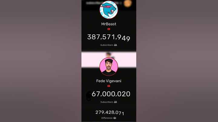 MrBeast vs Fede Vigevani il passe les 66,9M et MrBeast ré accélère ! #edit  #mrbeadt #livecount