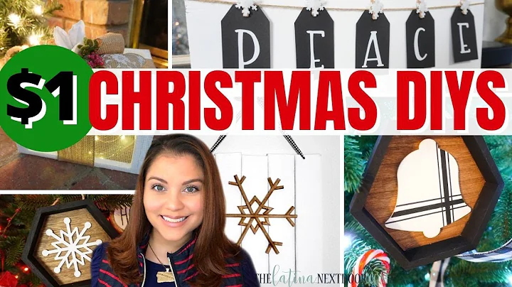 *NEW* HIGH END DOLLAR TREE CHRISTMAS DIYs | FARMHOUSE CHRISTMAS DIYs | Neutral Christmas Decor