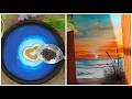 EASY SEASCAPE Painting Ideas for Beginneres//Step by step painting tutorial //Heart island painting