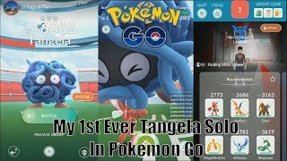 Tangela Solo Raid In Pokemon Go 
