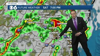 Tracking widely scattered showers Friday, and Saturday