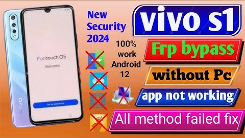 vivo S1 frp bypass without pc android 12 | New track 2024 | easyshare not work fix