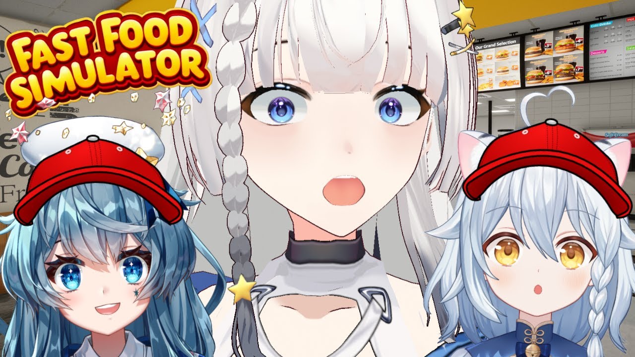 【FAST FOOD SIMULATOR】Now I'm a fast food restaurant worker [Setsuki Fyuna 