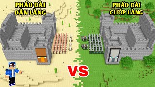 Mình Đã Đưa Đội Quân Dân Làng Đi Đánh Nhau Với Cướp Làng (TRONG MINECRAFT)