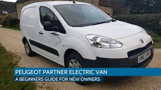Peugeot Partner Electric (or Citroen Berlingo EV) beginner's guide for new owners