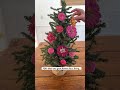 Zinnia Christmas Tree #driedflowers #shortsfeed #driedflorals #flowerarrangement #shortvideo #shorts